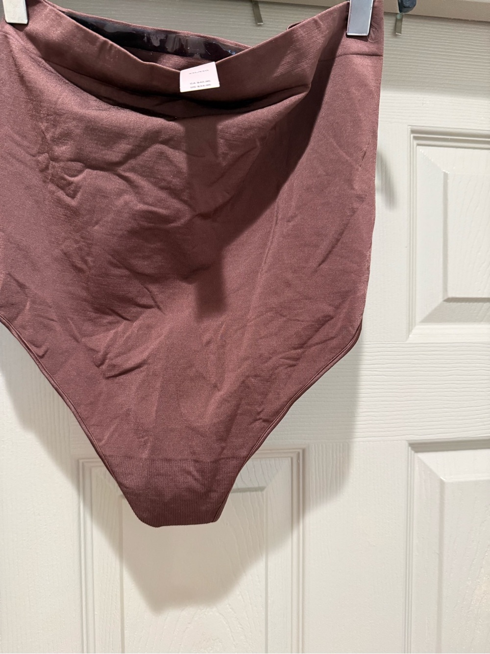 Victoria's Secret brown shape wear thong open back